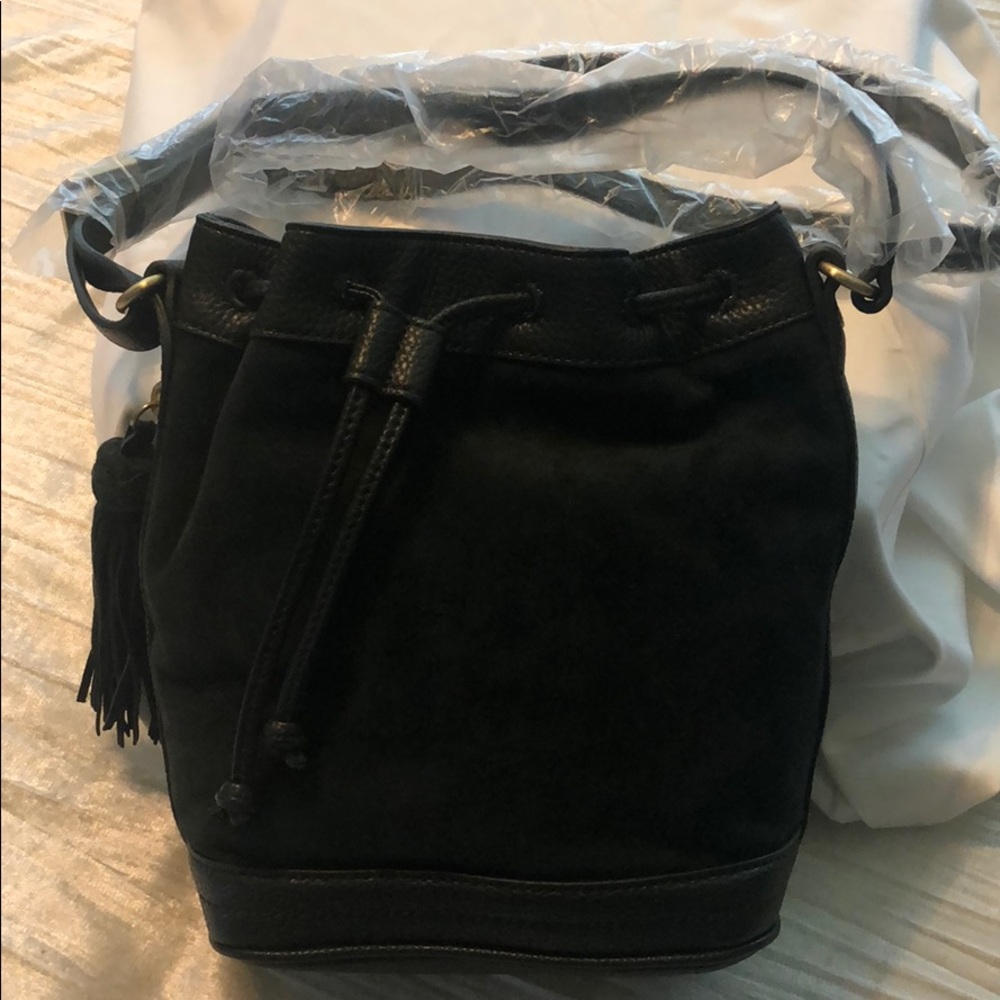 Suede crossbody new